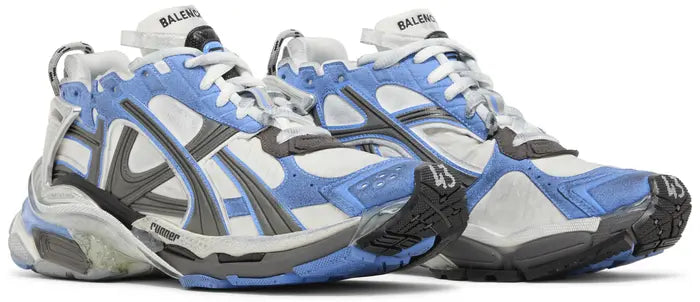 BALENCIAGA RUNNER SNEAKER 'WORN-OUT - BLUE GREY'