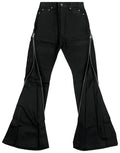 RICK OWENS BOLAN BANANA HIGH WAIST SLIM TROUSERS 'BLACK'
