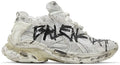 BALENCIAGA RUNNER SNEAKER 'GRAFFITI - WHITE BLACK'