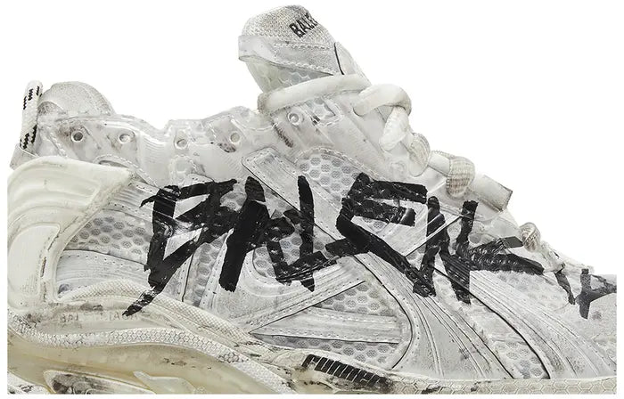 BALENCIAGA RUNNER SNEAKER 'GRAFFITI - WHITE BLACK'