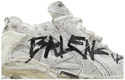 BALENCIAGA RUNNER SNEAKER 'GRAFFITI - WHITE BLACK'