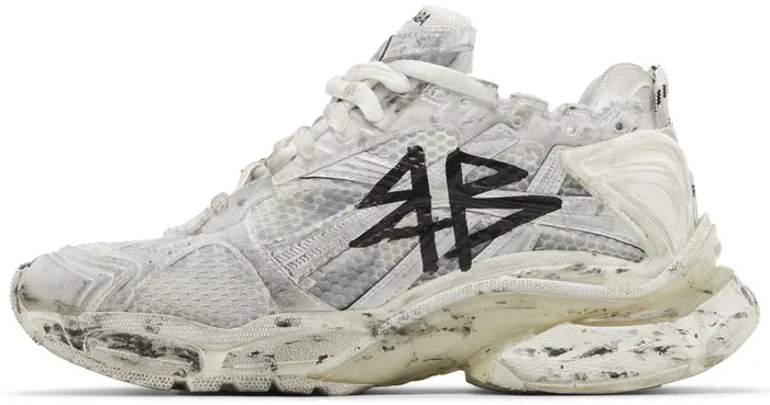 BALENCIAGA RUNNER SNEAKER 'GRAFFITI - WHITE BLACK'