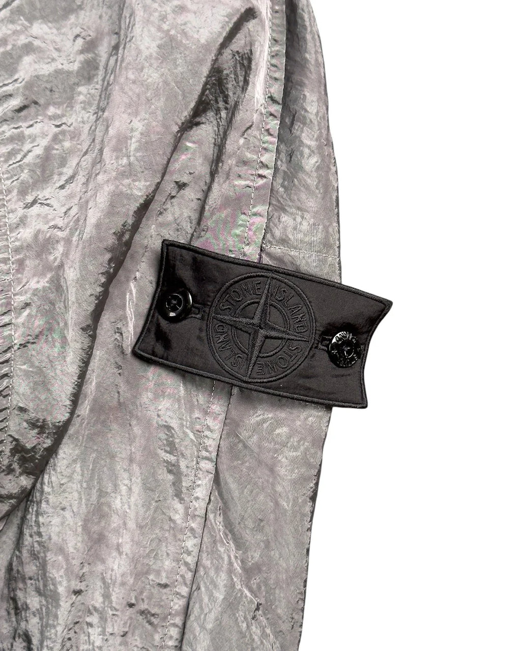 STONE ISLAND SHORT PARKA NYLON METAL WAFFLE PRINT GREY