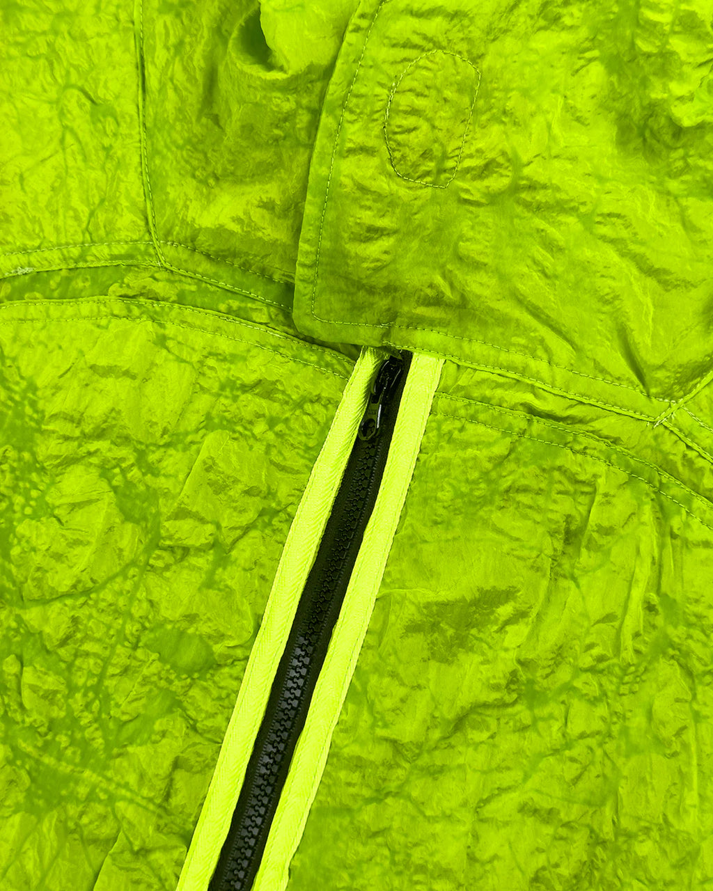 STONE ISLAND SHORT PARKA NYLON METAL WAFFLE PRINT GREEN