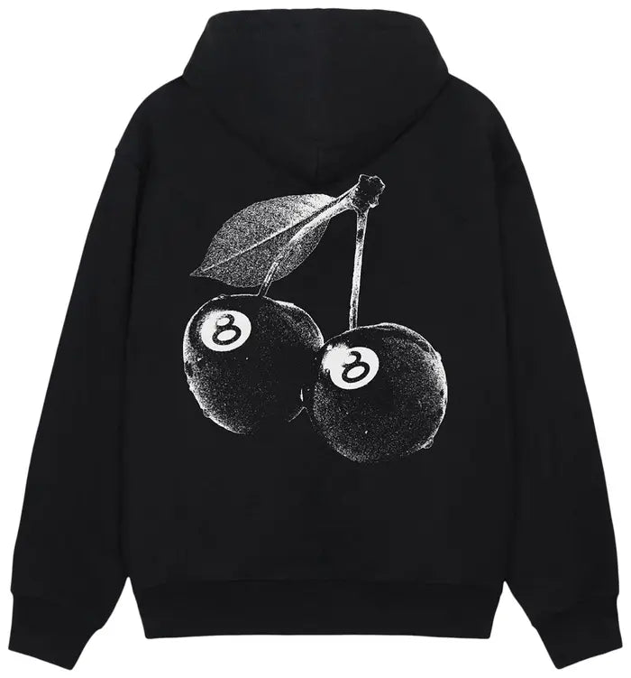 STUSSY CHERRIES HOODIE 'BLACK'