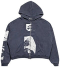 ENFANTS RICHES DÉPRIMÉS MADONNE ASSEMBLAGE ZIP UP HOODIE 'FADED BLACK'