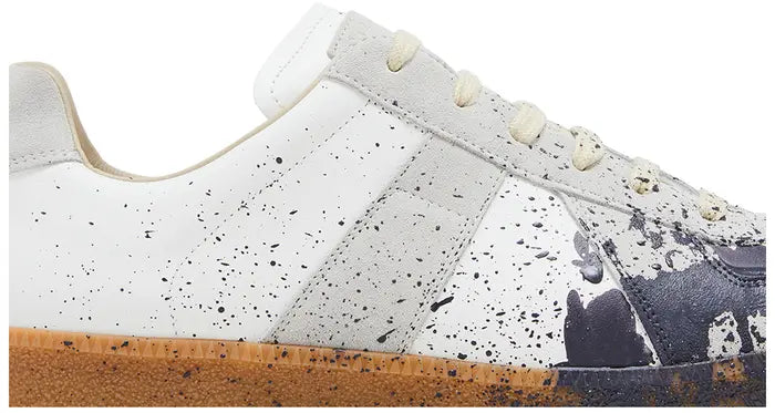 MAISON MARGIELA REPLICA LOW “PAINT SPLATTER – WHITE PEWTER”