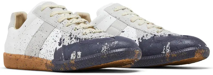 MAISON MARGIELA REPLICA LOW “PAINT SPLATTER – WHITE PEWTER”