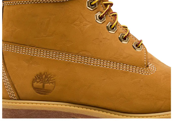 LOUIS VUITTON X TIMBERLAND 6 INCH ANKLE BOOT 'EMBOSSED MONOGRAM - WHEAT'