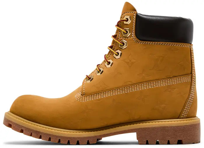 LOUIS VUITTON X TIMBERLAND 6 INCH ANKLE BOOT 'EMBOSSED MONOGRAM - WHEAT'