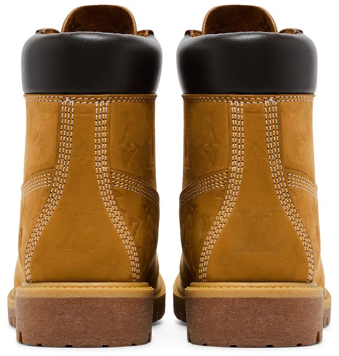 LOUIS VUITTON X TIMBERLAND 6 INCH ANKLE BOOT 'EMBOSSED MONOGRAM - WHEAT'