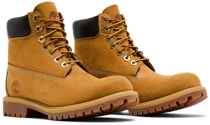 LOUIS VUITTON X TIMBERLAND 6 INCH ANKLE BOOT 'EMBOSSED MONOGRAM - WHEAT'