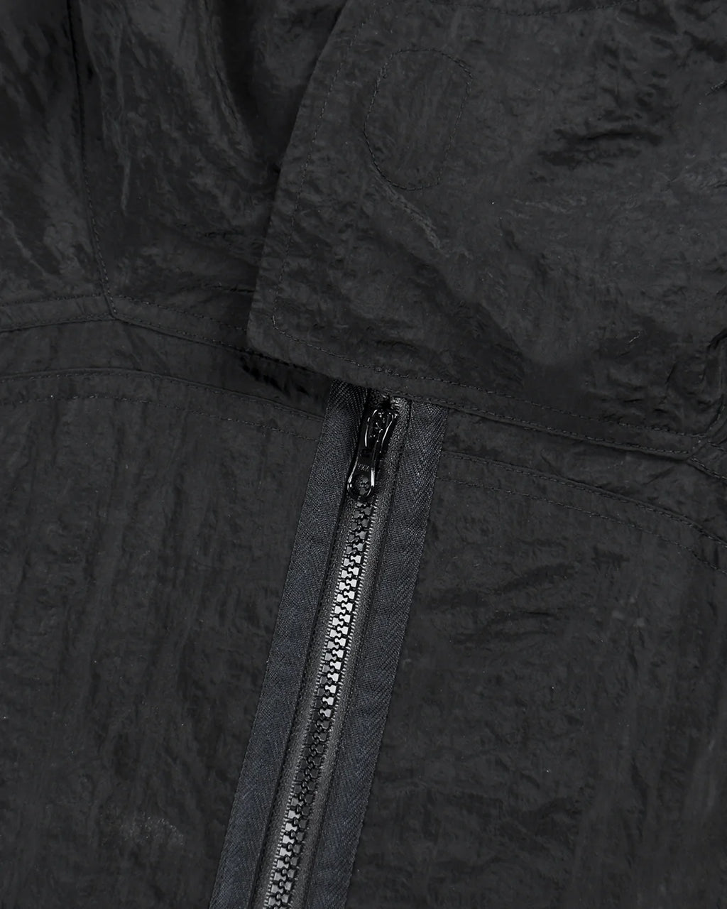 STONE ISLAND SHORT PARKA NYLON METAL WAFFLE PRINT BLACK