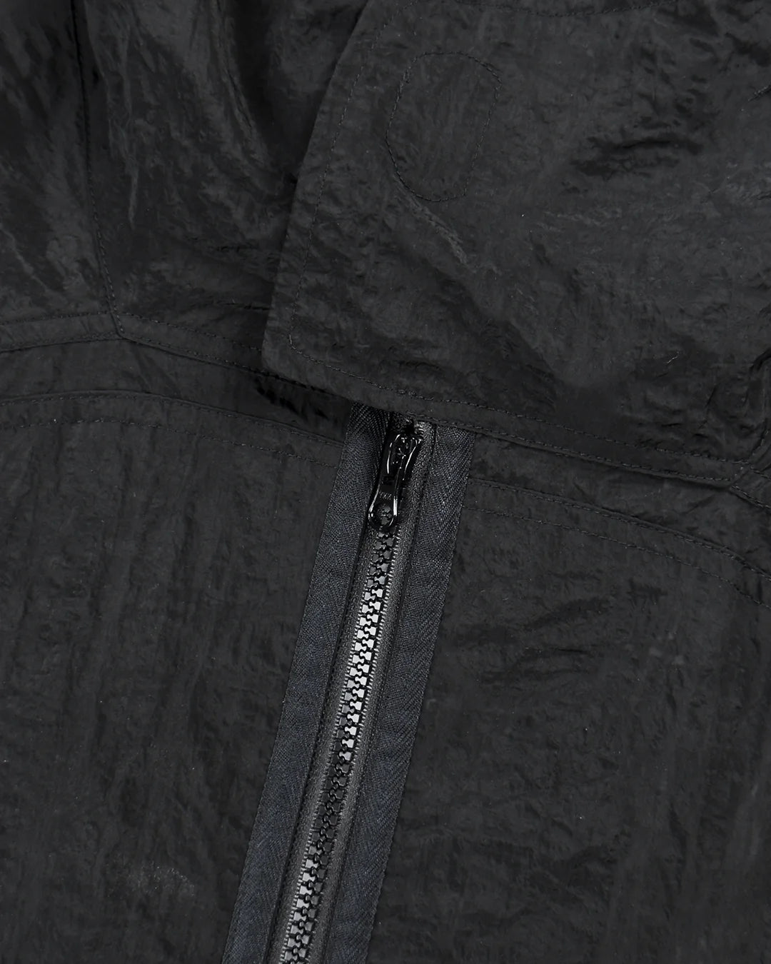 STONE ISLAND SHORT PARKA NYLON METAL WAFFLE PRINT BLACK