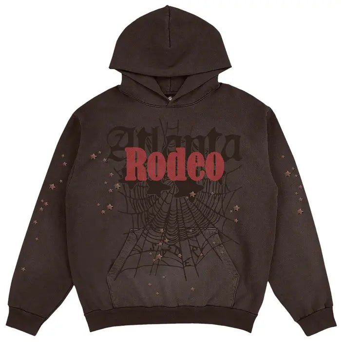 CACTUS JACK BY TRAVIS SCOTT X SP5DER DAYS BEFORE RODEO HOODIE “BROWN”