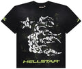 HELLSTAR THORN GLITTER T-SHIRT 'GREEN'