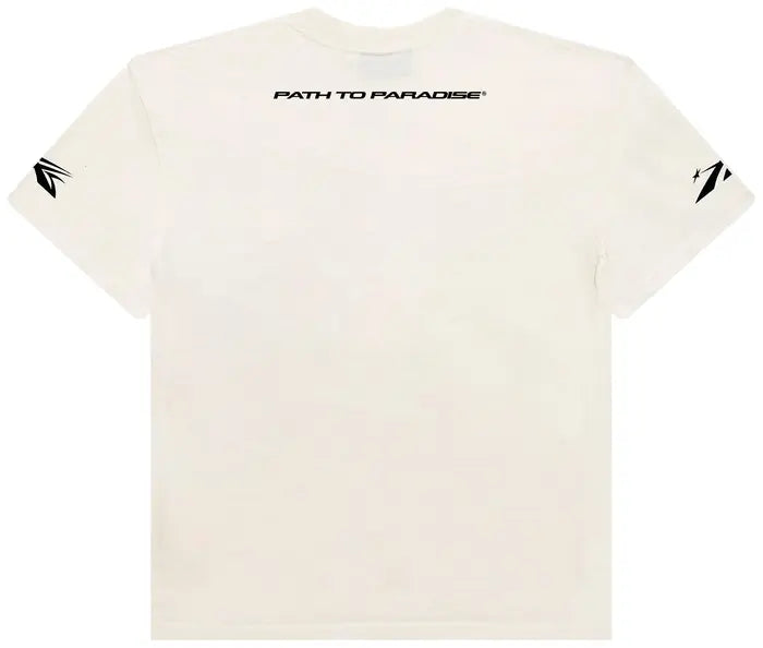 HELLSTAR THORN GLITTER T-SHIRT 'WHITE'