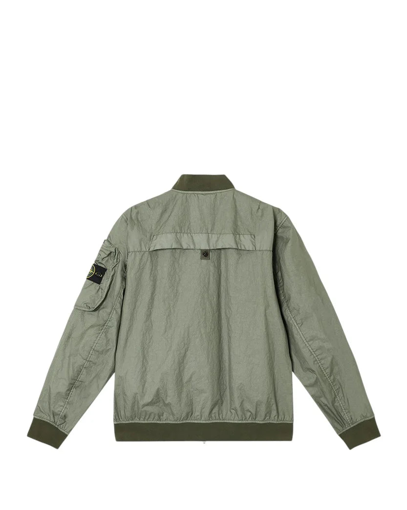 STONE ISLAND 25FW MEMBRANA 3L TC BOMBER JACKET SAGE GREEN
