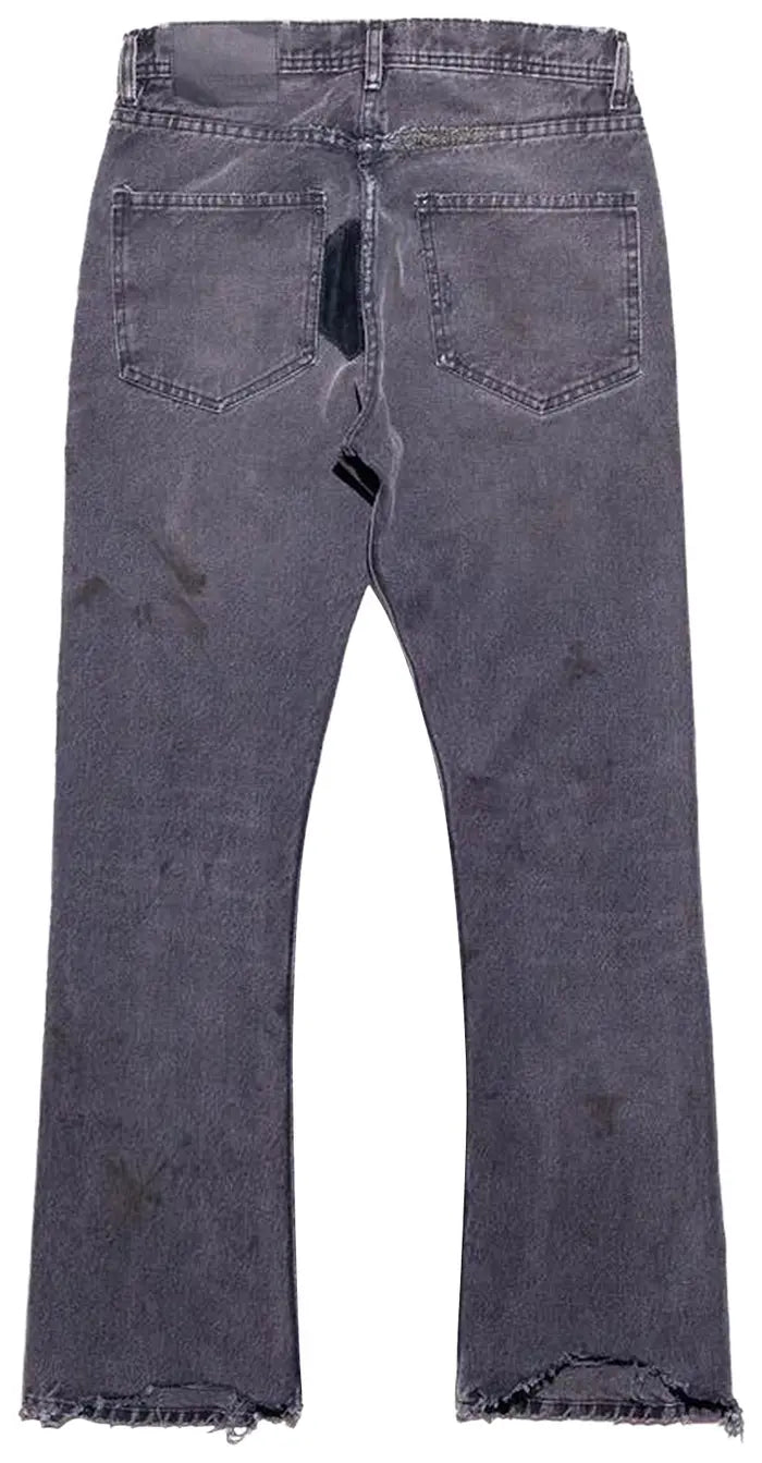 ENFANTS RICHES DÉPRIMÉS PATCHWORK FLARE JEANS 'BLACK'