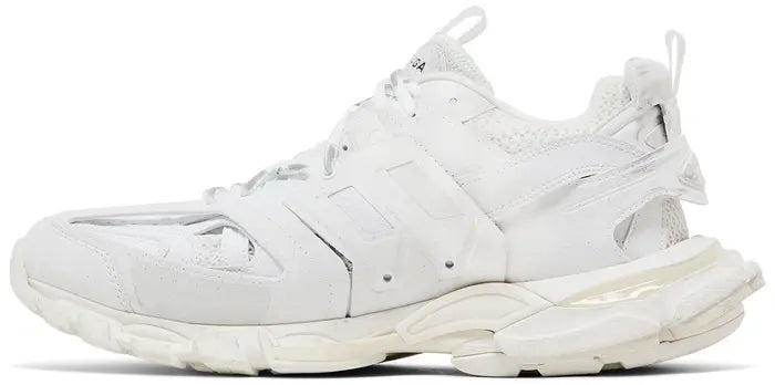 BALENCIAGA TRACK SIGNATURE SNEAKER IN WHITE