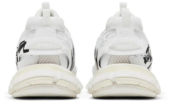 BALENCIAGA TRACK SIGNATURE SNEAKER IN WHITE