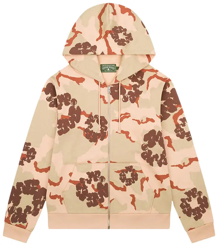 DENIM TEARS THE WREATH ZIP HOODIE