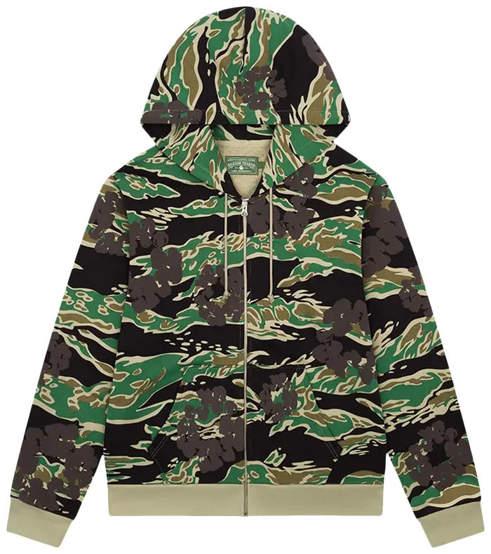 DENIM TEARS THE WREATH ZIP HOODIE