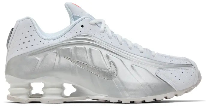 NIKE SHOX R4 'WHITE METALLIC SILVER' 2024