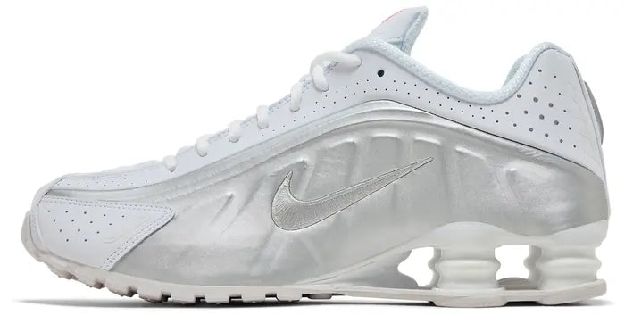 NIKE SHOX R4 'WHITE METALLIC SILVER' 2024