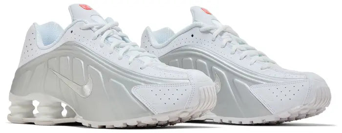 NIKE SHOX R4 'WHITE METALLIC SILVER' 2024
