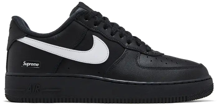 SUPREME X NIKE AIR FORCE 1 LOW “BOX LOGO – BLACK WHITE”