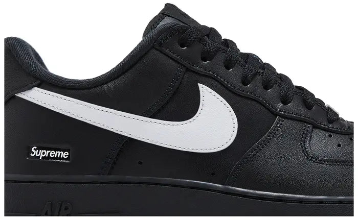 SUPREME X NIKE AIR FORCE 1 LOW “BOX LOGO – BLACK WHITE”