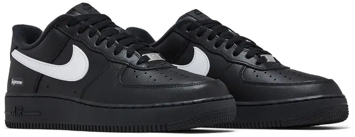 SUPREME X NIKE AIR FORCE 1 LOW “BOX LOGO – BLACK WHITE”