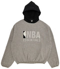 FEAR OF GOD ESSENTIALS X NBA HOODIE “WARM HEATHER/BLACK”