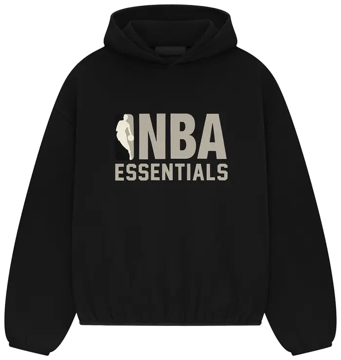 FEAR OF GOD ESSENTIALS X NBA HOODIE “BLACK”