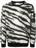 STONE ISLAND ZEBRA PRINT SWEATSHIRT