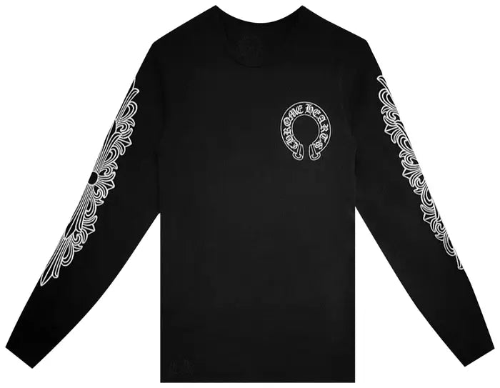 CHROME HEARTS HORSESHOE THERMAL WAFFLE T-SHIRT “BLACK”
