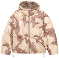 STUSSY DOWN PARKA CAMO RIPSTOP KHAKI