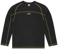 CORTEIZ HMP PANEL HEAVYWEIGHT LONG-SLEEVE TEE “BLACK / YELLOW”