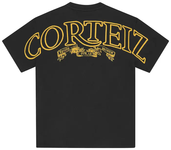 CORTEIZ ROYALE HEAVYWEIGHT TEE “BLACK / YELLOW”