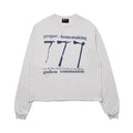 ENFANTS RICHES DÉPRIMÉS 777 LONG-SLEEVE T-SHIRT 'FADED WHITE'