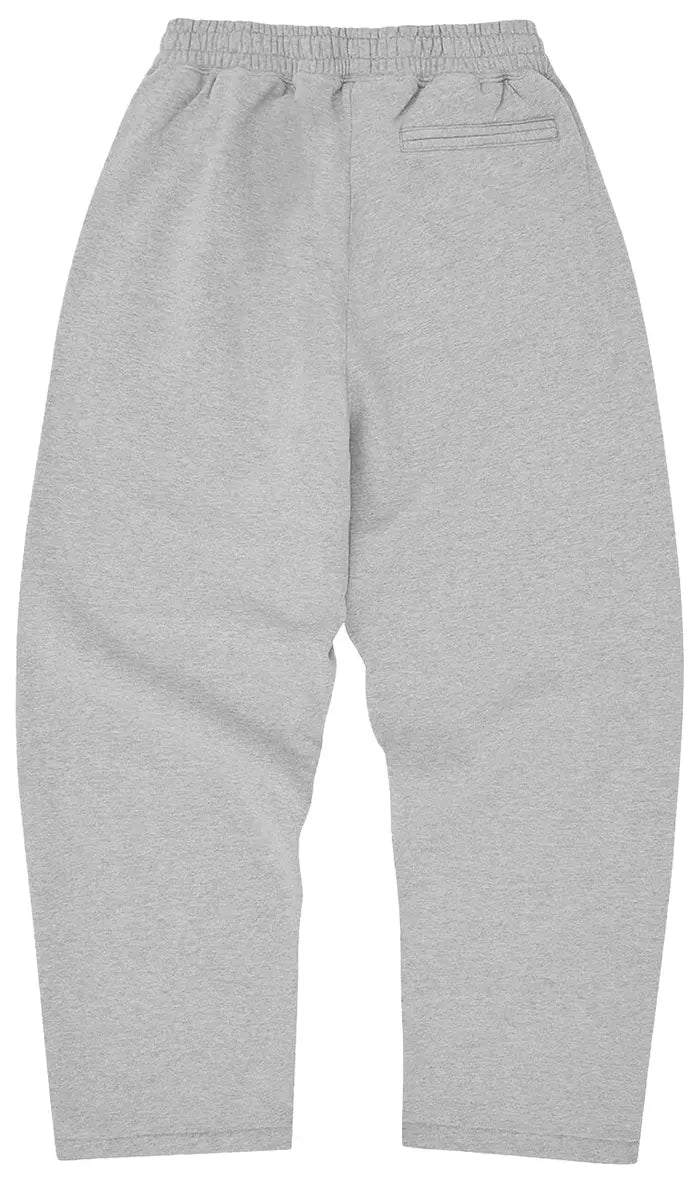 CORTEIZ ROYALE CREST OPEN HEM SWEATPANT “HEATHER GREY”