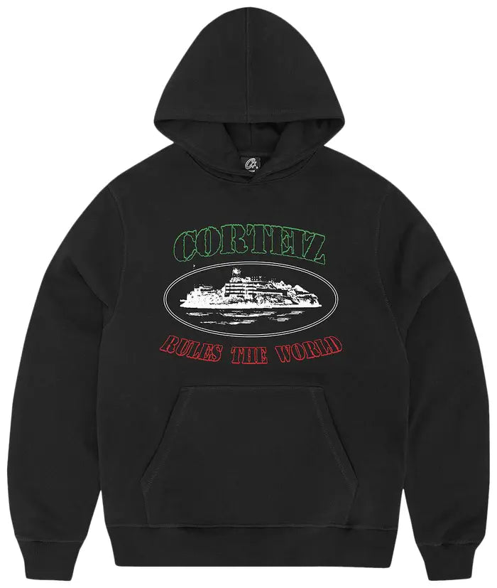 CORTEIZ OG ALCATRAZ ITALIA HOODIE “BLACK”