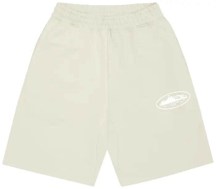 CORTEIZ ISLAND PUFF PRINT SWEATSHORT “OFF WHITE”
