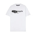 PALM ANGELS PARIS SPRAYED LOGO T-SHIRT 'WHITE'