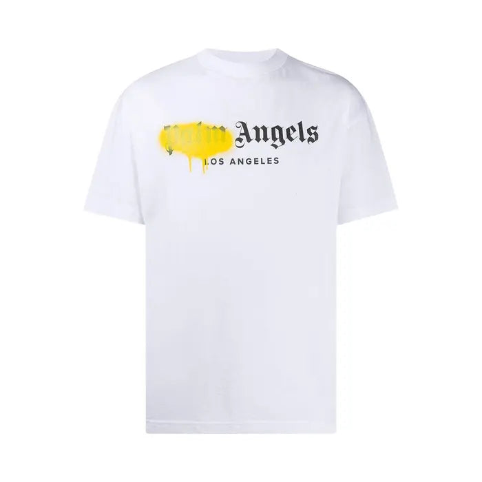 PALM ANGELS LA SPRAY LOGO T-SHIRT 'WHITE'