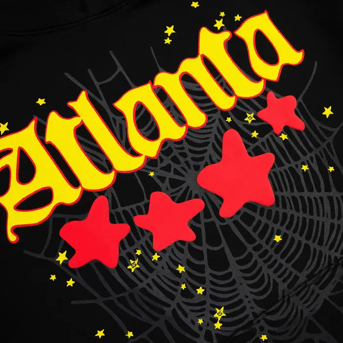 SP5DER ATLANTA HOODIE “BLACK”