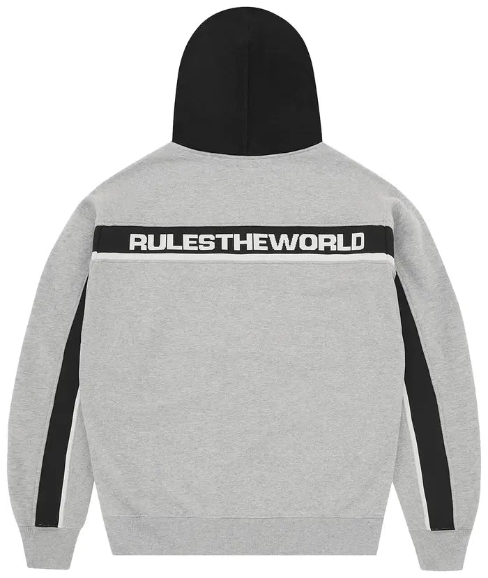 CORTEIZ RIBBED SPORTEIZ ZIP HOODIE “HEATHER GREY”