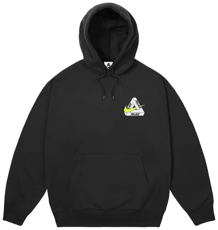 PALACE X NIKE TRI SWOOSH HOOD 'BLACK'