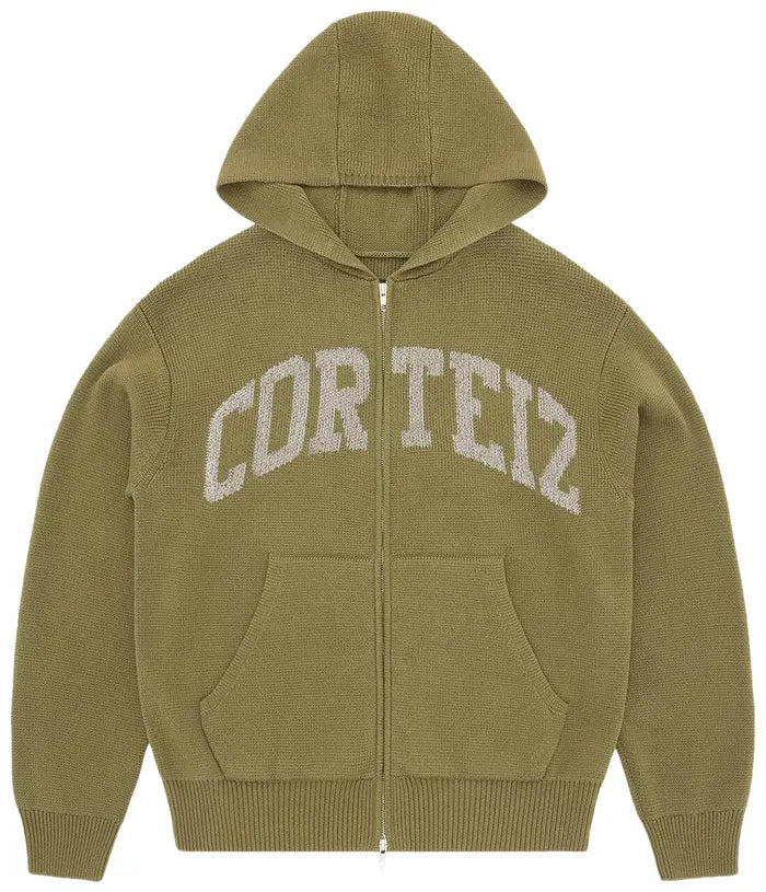 CORTEIZ 3M COLLEGE KNIT ZIP HOODIE